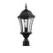 Z-Lite Wakefield Outdoor Post Light, Black & Clear Beveled 522PHM-BK - alternate 7